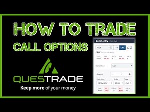 How to Trade Options for Beginners (Questrade Tutorial) | Options Profit Calculator