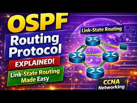 Day 76 | OSPF Routing Protocol Explained | Link-State Routing Made Easy | Part -01 | CCNA