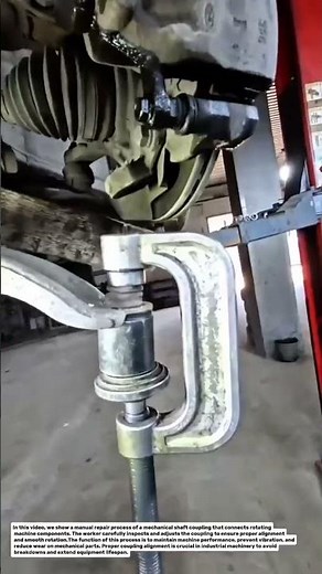 Manual Mechanical Shaft Coupling Repair Process | Industrial Maintenance Technique.