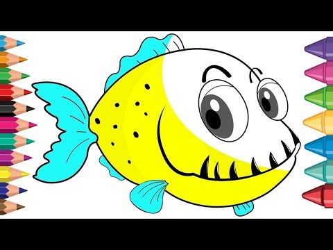 🐠 How to Draw a Cute Fish Step by Step | Easy Fish Drawing for Kids