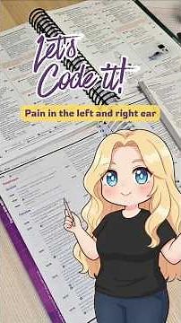 Medical Coding Demonstration - Pain in left and right ears ICD-10-CM Code Lookup - #medicalcoding