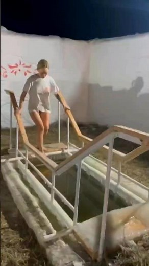 part706#IcePlunge😱Cold#Water🌊Challenge#Winter🧊#Swimming#IceBathExtreme#Winter#Baptism#IceHoleBathing