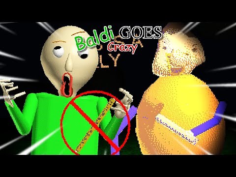 BALDI GOES CRAZY FULL SERIES!! | Baldi's Basics MOD