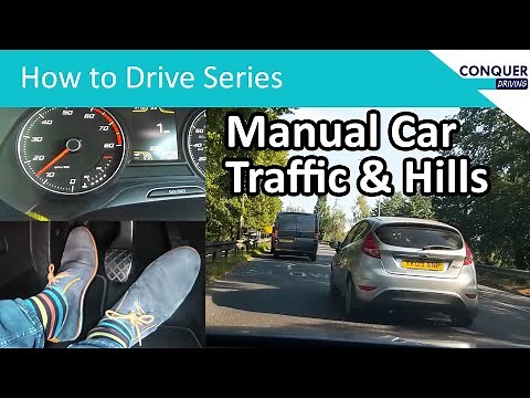 Driving a manual car in traffic and on hills - different techniques for city driving explained.