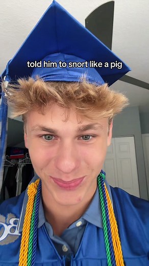 such an agressive snort 😭😭 @gibson | Snort Like A Pig Prank Trend