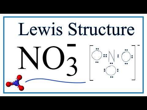 How to Draw the Lewis Dot Structure for NO3 - (Nitrate ion)
