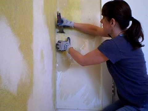 Removing Painted Wallpaper