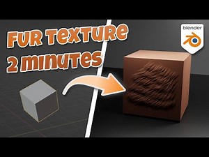 Blender 3D Easy Fur in 2 Minutes | Tutorial