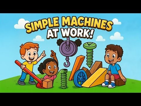 Simple Machines at Work! | How Tools Make Life Easier | Kiddie Science Toon
