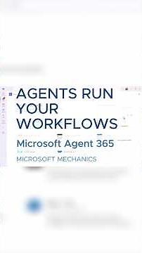 Automate workflows. #Microsoft365 #AIAgents #MicrosoftAgent365 #EnterpriseAI