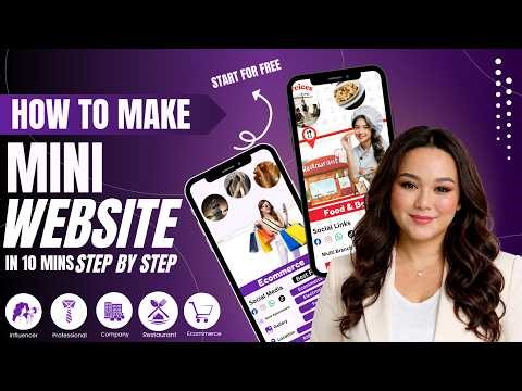 How to Create a Mini Website in 10 Minutes - 2026 Simple & Easy