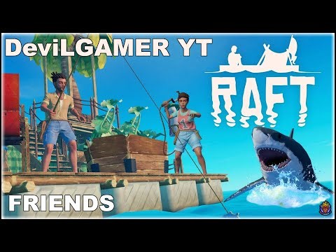 🔴Ultimate Raft Adventure! 🏝️ Building a Mega Raft with Friends & Discovering Mysterious Islands!