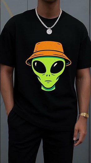 This Alien Shirt Design Will Blow Your Mind! 👽🔥