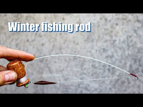 Homemade winter fishing rod that few people know about !