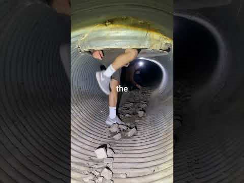 Finding out what's inside a sewer tunnel