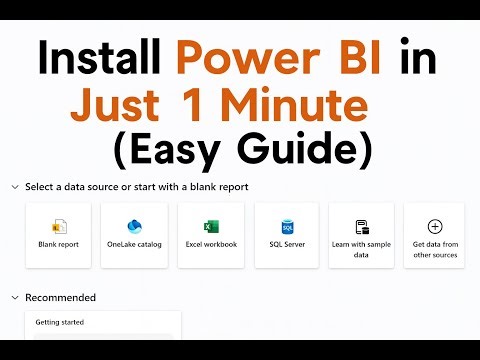 How to Install Power BI in Just 1 Minute (Easy Guide)