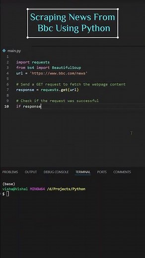 Scraping News From BBC Using Python
