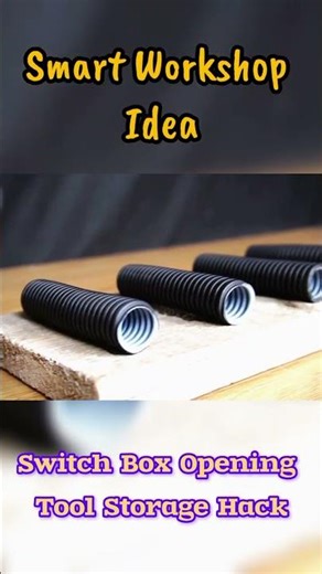 Smart Workshop Idea | Switch Box Opening Tool Storage Hack #diyideas