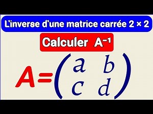 How to Calculate the Inverse of a 2×2 Matrix? | Learn Easily ✖️➗📐