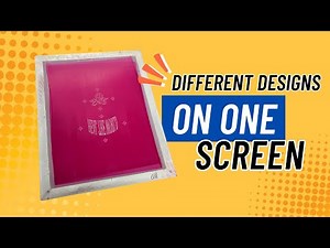 How to Screen Print Different Designs with One Screen | Printing a $1,000 Order with a $300 Press