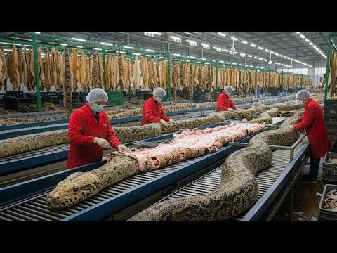 Inside the Python Leather Factory: How Premium Luxury Bags Are Made (Full Process)