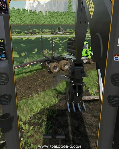Swamp Logging with Log Loader in Farming Simulator 22