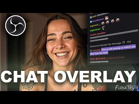 How To Add Chat Overlay To OBS Studio EASY!