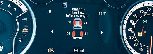 Tire pressure and temperature