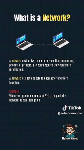 What is a Network? 🛜 Hey guys! I’m creating a playlist for beginners to help you learn about networks. Be sure to follow this playlist for more! Happy Networking! 😎 #Networking101 #TechTips #BeginnerGuide #LearnNetworking #TechEducation #NetworkBasics #TechForBeginners #HappyNetworking #ITForBeginners #NetworkTutorial #TechCommunity