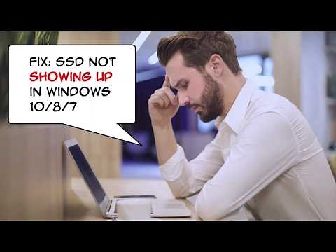 How to Fix SSD Not Showing up in Windows 10/8/7