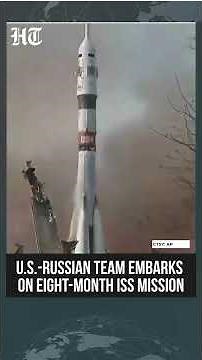 NASA and Russian Cosmonauts Lift Off Together for New ISS Expedition | #shorts