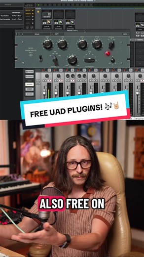 Free UAD plugins! 🎶🤘🏼 Go grab one! #vocals #mixingengineer #musicproduction