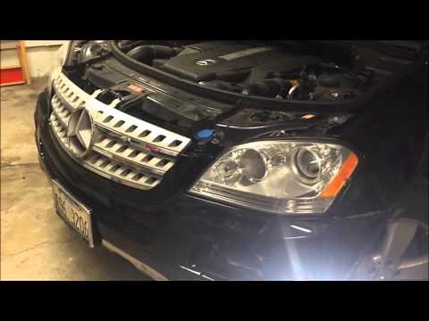 Mercedes W164 Headlight Assembly Removal