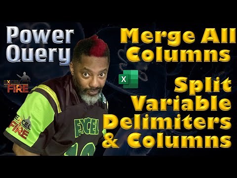 Power Query Challenge: Split by Multiple Delimiters | Merge All Columns