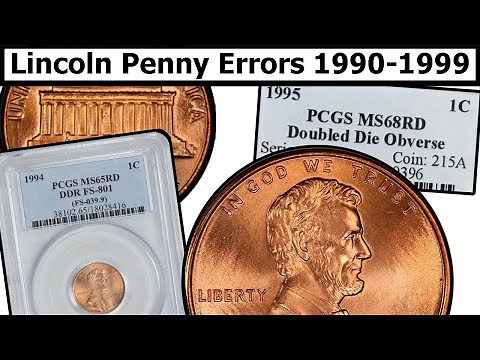 1990-1999 Lincoln Penny Errors & Varieties Complete Guide - Values & Clear Explanation