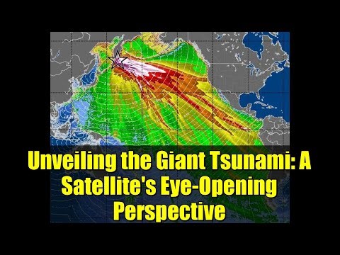 Unveiling the Giant Tsunami: A Satellite's Eye-Opening Perspective