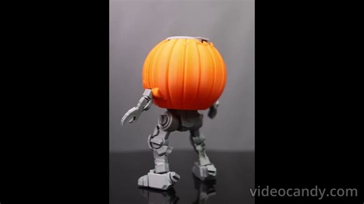 3D Printed Robo Pumpkin #halloween #transformers #shorts