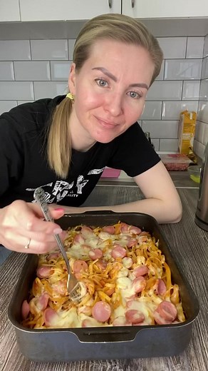 Baked Spaghetti with Sausages and Cheese Recipe