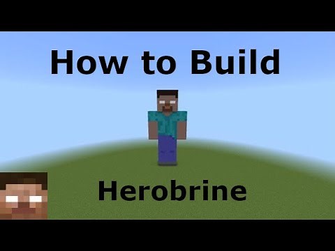 |How to Build Herobrine| Minecraft Skin Tutorials