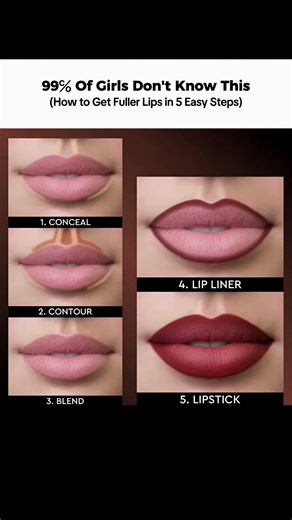 How to Get Fuller Lips - Simple Makeup Trick!#FullerLips #LipTutorial #MakeupTutorial