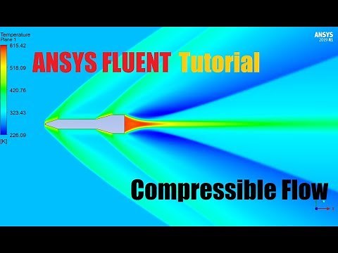 ✅ ANSYS FLUENT - Compressible Flow Tutorial
