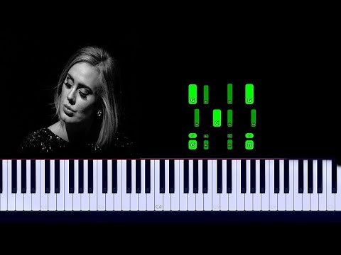 Adele - Rolling in the Deep Piano Tutorial