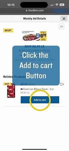 How to Shop Your Weekly Ad with foodlion.com