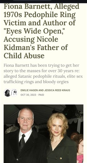 Nicole Kidman's father named as head of a child abuse ring, then faced unexpected death in a foreign country.... looking back since Australia is in the headlines again this week. | Angie Smith