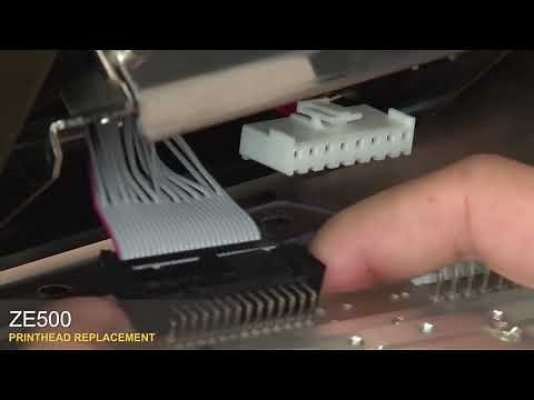 Zebra ZE500 Printhead Replacement Tutorial