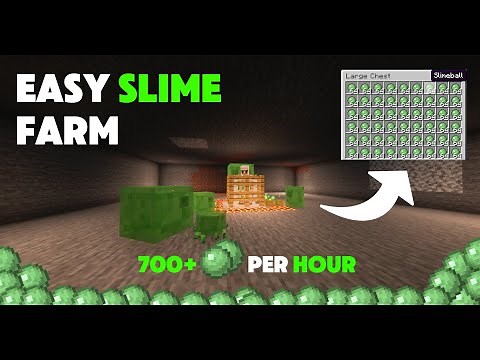 Easy Slime Farm in Minecraft 1.21 | 700+ per Hour