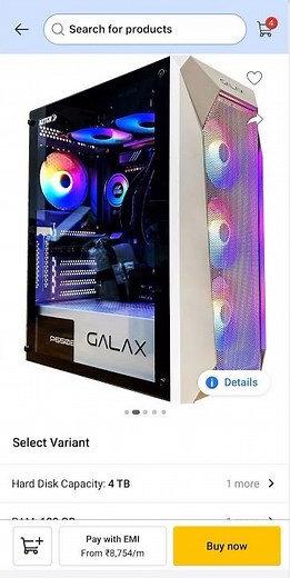 NXTGN Core i9 14th Generation Desktop PC14900K Desktop PC (128 GB RAM/RTX4060T| 16GBGraphics/4 TB