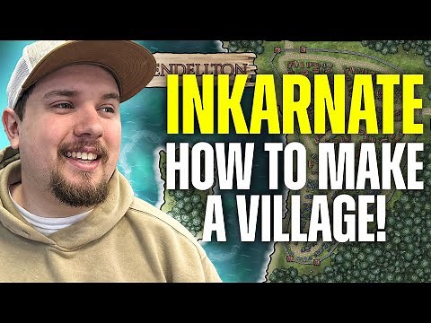 Time-lapse and Tips Making a Village in Inkarnate - DND