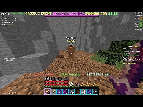 How to find the "dirt guy" hypixel skyblock "the great spook" 2024