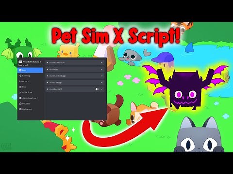💠 ROBLOX Pet Simulator X Script / Hack | Auto-Farm & Auto Enchant | PASTEBIN